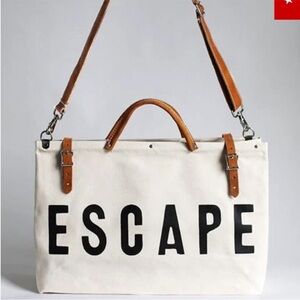 | ForestBound ESCAPE Canvas Travel Duffle Tote + Strap XL Crossbody Satchel